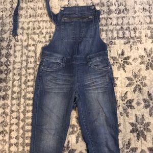 Blanknyc cute ankle zip overalls